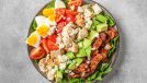 cobb salad eggs chicken blue cheese