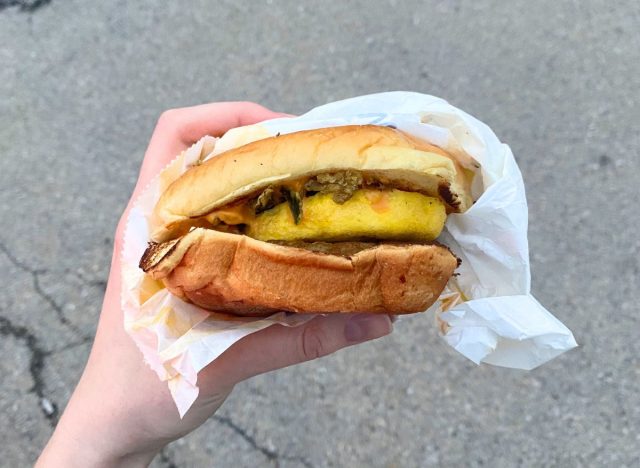 CosMc's Spicy Queso Sandwich