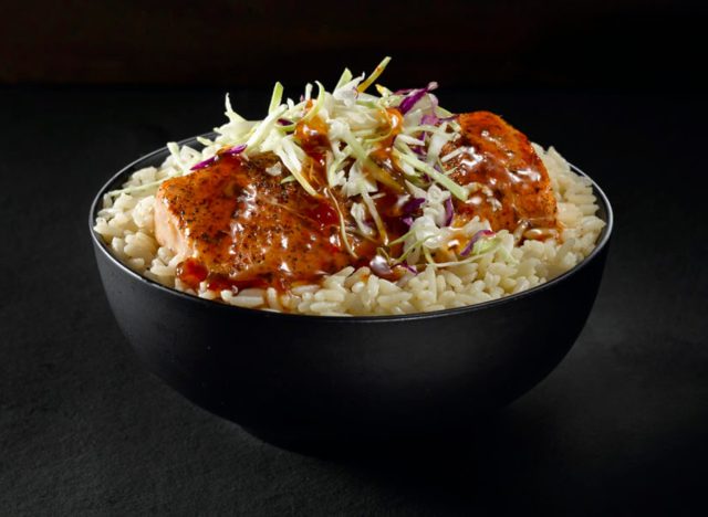 Grilled Alaska Salmon Rice Bowl at Long John Silver's